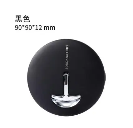 black Xiaomi портативное HD зеркало для макияжа, светодиодный светильник синего цвета, косметическое зеркало, мини сенсорное управление, чувствительное зеркало для красоты, шоппинга - Цвет: black