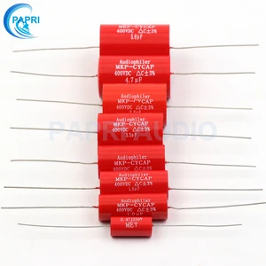 PAPRI 10 шт. Audiophiler Axial MKP конденсатор аудиокласса 0,47-25UF 400VDC для HIFI DIY частоты емкость гитарный усилитель