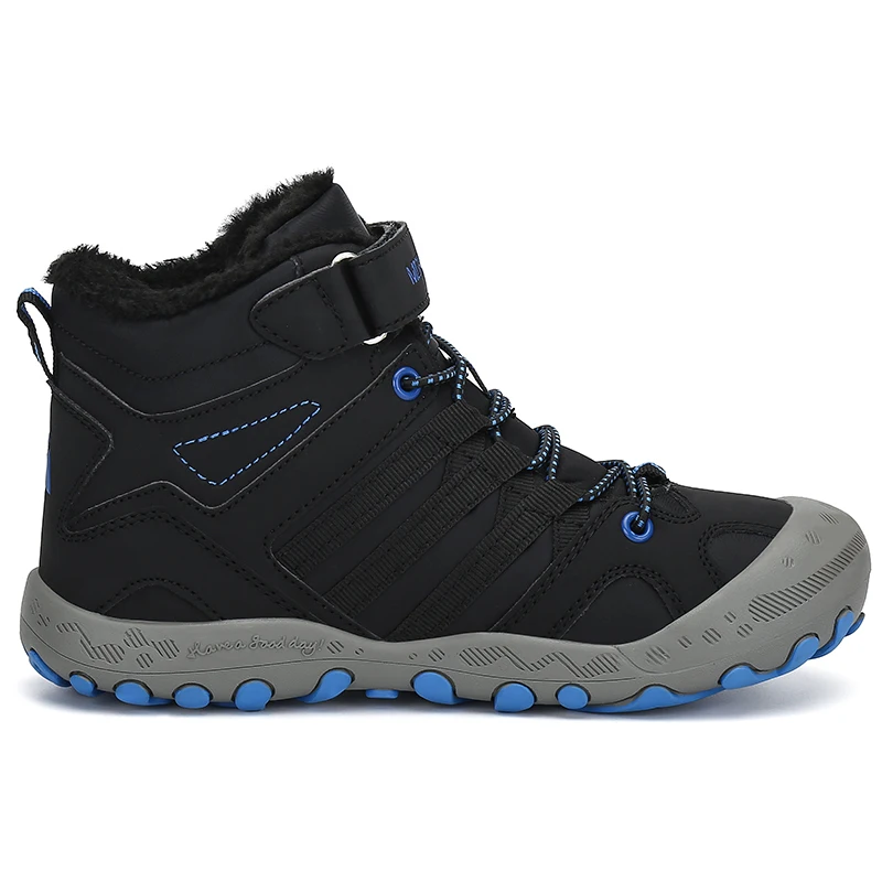 Теплые ботинки для девушек; зимняя обувь; детские ботинки; плюшевые зимние ботинки; уличные ботильоны для мальчиков; Детские кроссовки на меху; Botas tenis infantil