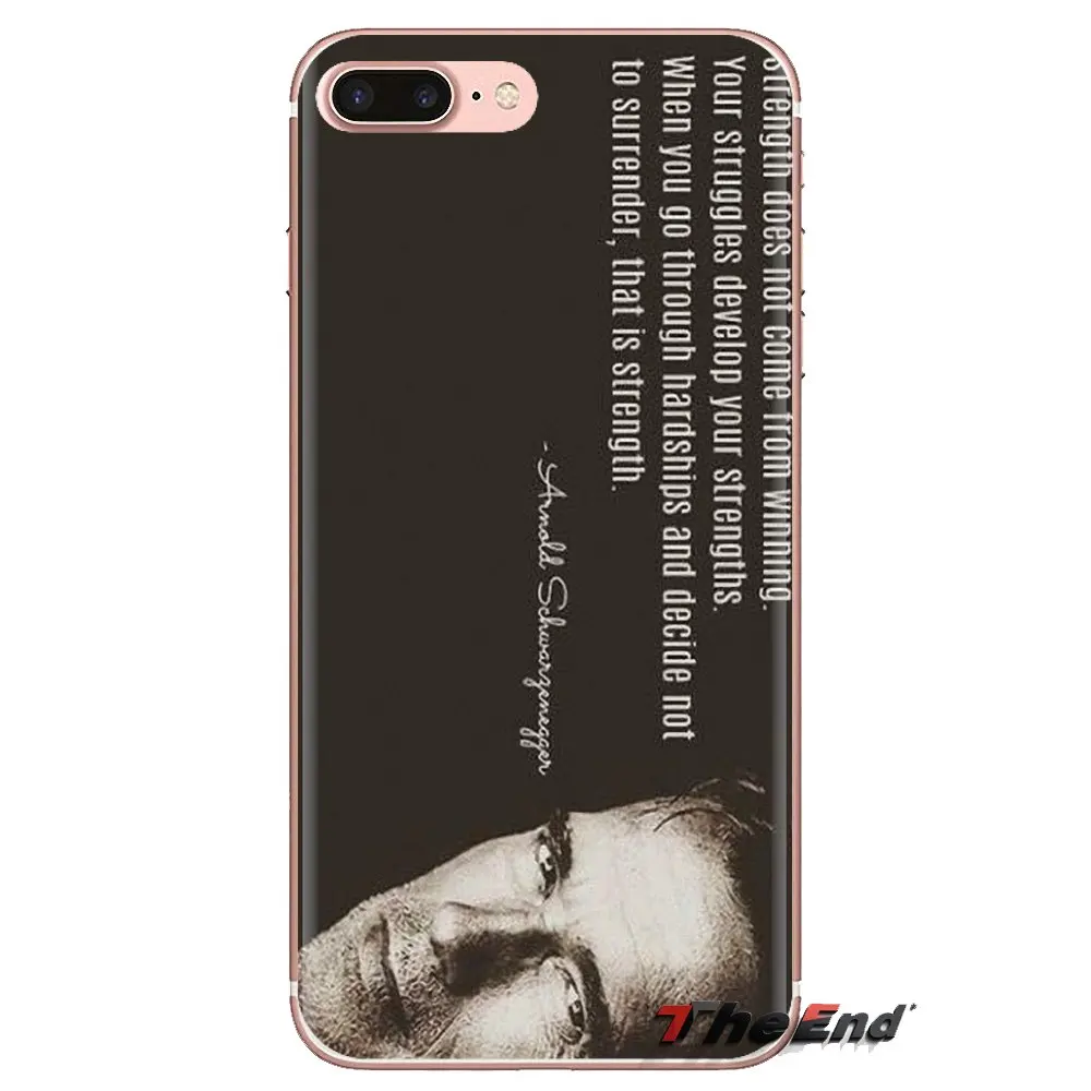 For Xiaomi Redmi 4A S2 Note 3 3S 4 4X 5 Plus 6 7 6A Pro Pocophone F1 Arnold Schwarzenegger Shut Up Transparent Soft Cases Covers |