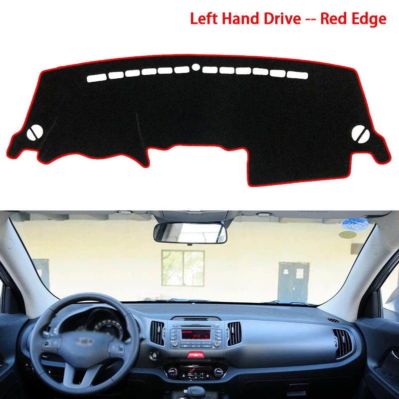 

for Kia Sportage 2011 2012 2013 2014 2015 SL Anti-Slip Mat Dashboard Cover Pad Sunshade Dashmat Carpet Anti-UV Car Accessories R