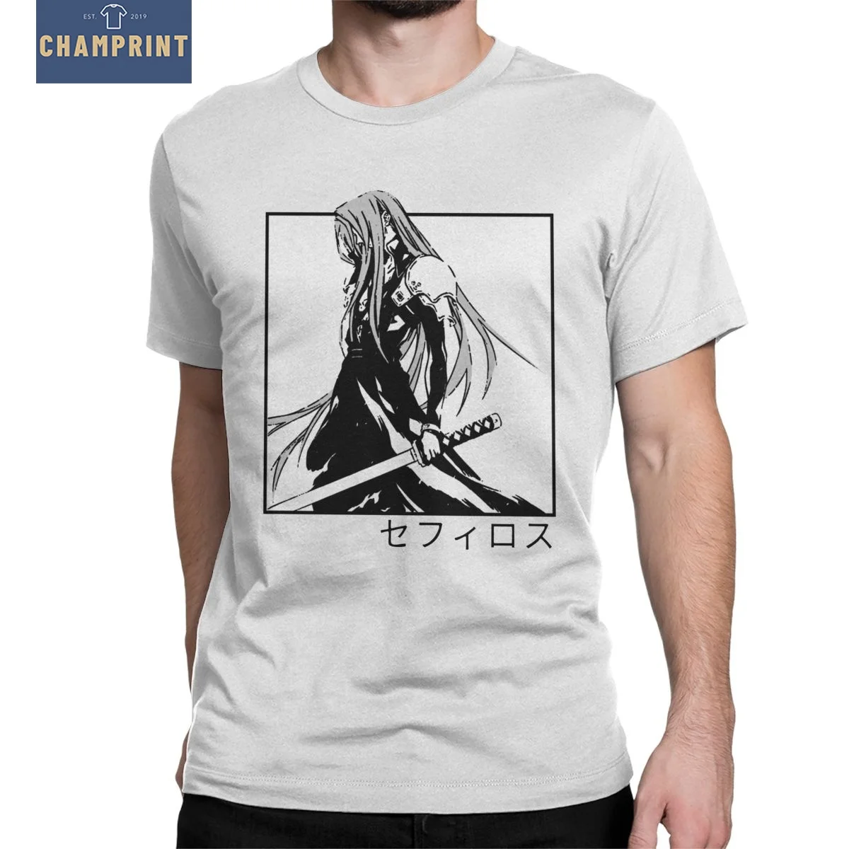 Футболка для мужчин Sephiroth Ffvii с финальной фантазией удивительная футболка из 100%