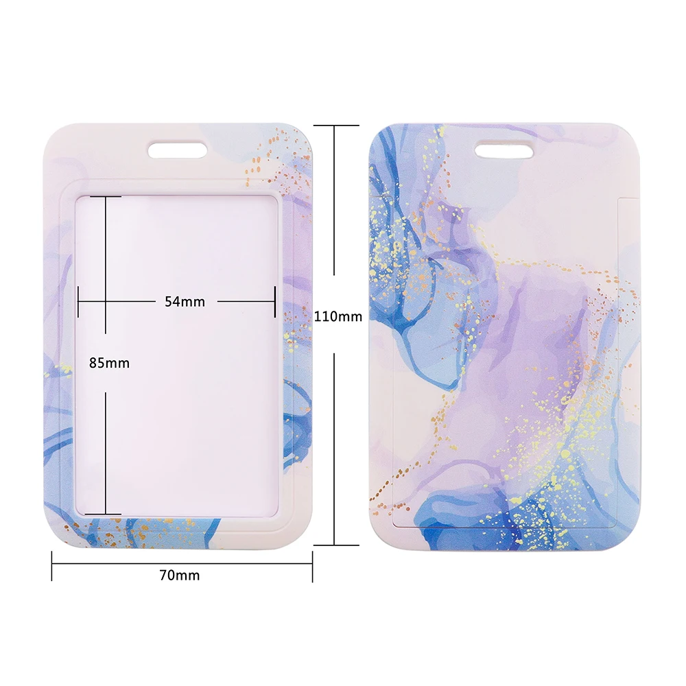 Брелок LB2564 с мраморным принтом креативный ремешок на шею мультяшным рисунком для