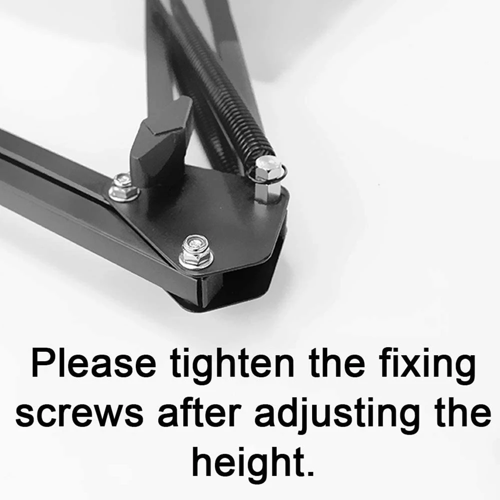 

Microphone Cantilever Bracket Adjustable Foldable Boom Scissor Arm StandMic Clip Holderfor Gaming Studio Recording Video