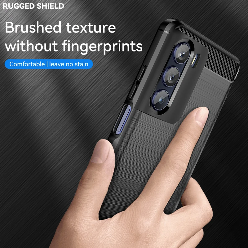 For Motorola Edge S30 Case Cover for Motorola Moto Edge S30 Cover Soft Shell Coque Fundas Capa Silicon Business Style Phone Case