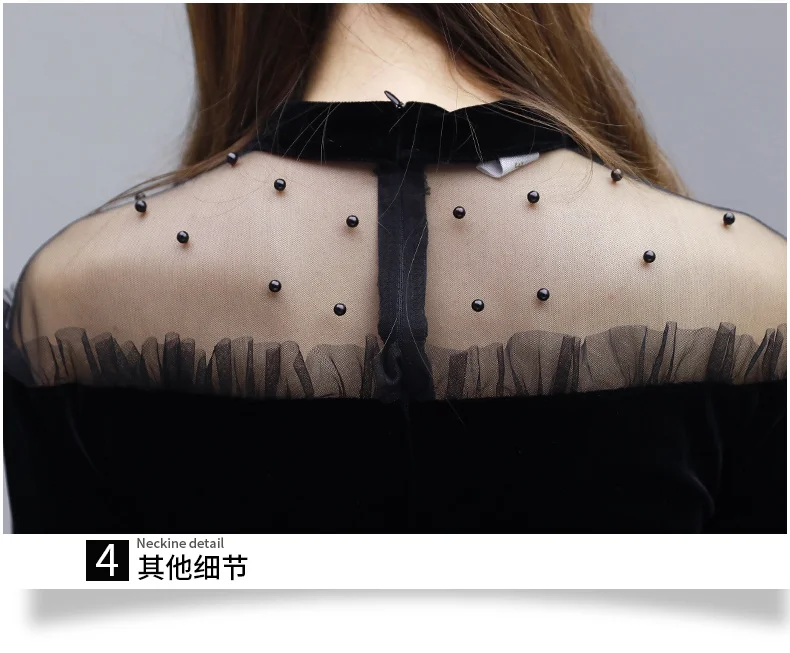 Золотое бархатное платье для женщин лоскутное кружевное осенние женские Платья