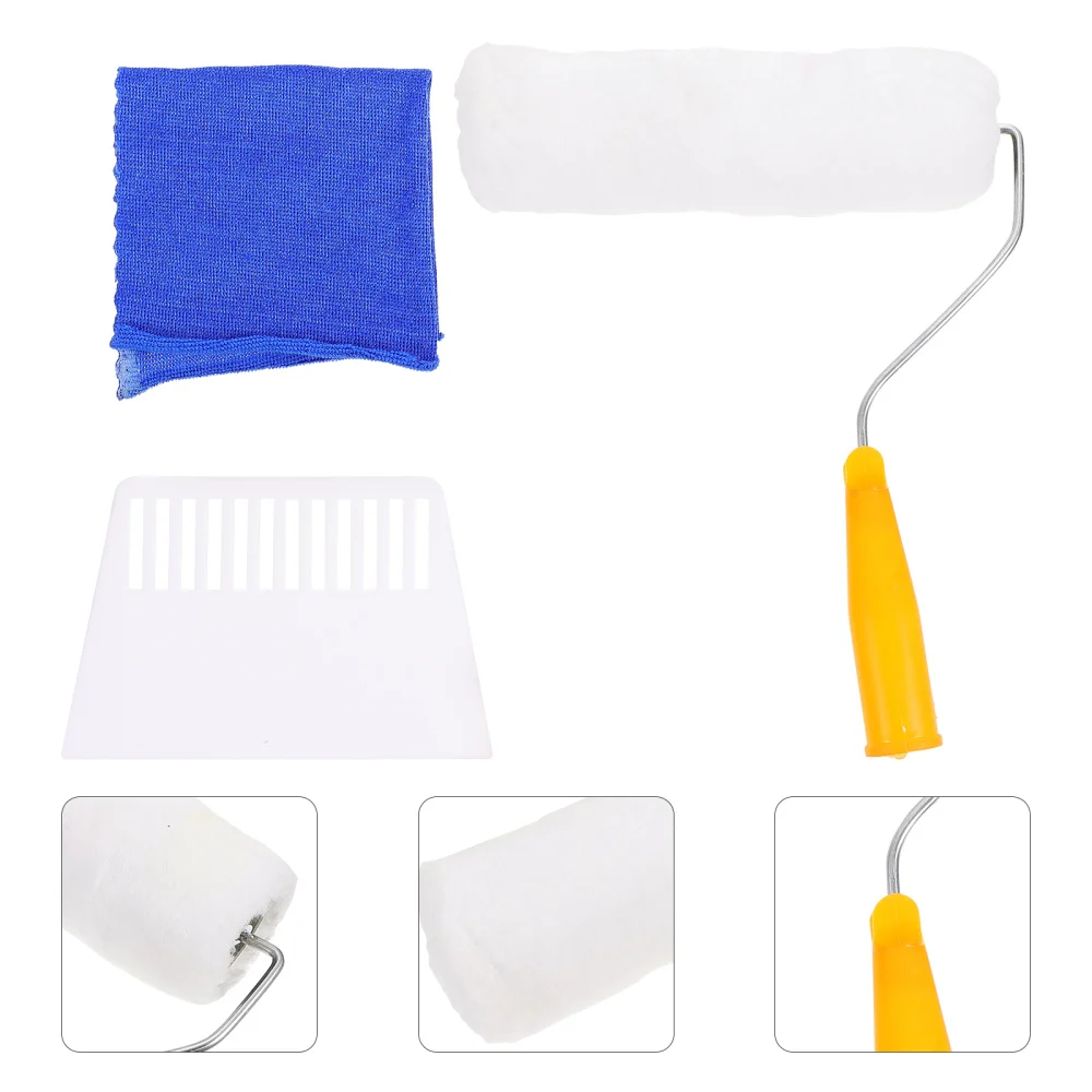 

3 Pcs 1 Set Simple Roller Wallpaper Scraper Multipurpose Square Towel