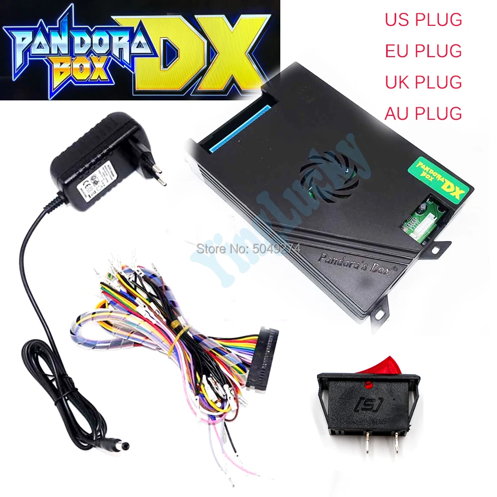 2020 Бесплатная доставка новая коробка Pandora DX 3000 в 1 поддержка 3P 4P игр может