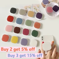 colorful fold finger grip mobile phone holder for phone samsung xiaomi huawei iphone 11 case cute silicone holder stand bracket
