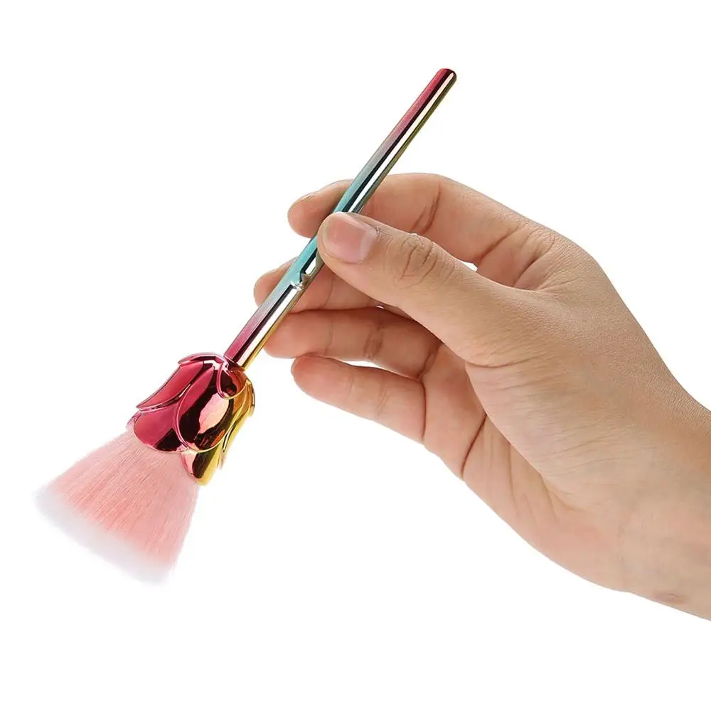 Косметическая Пылезащитная щетка для ногтей удаления пыли пудры Маникюр Педикюр
