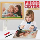 Алмазная живопись по индивидуальному фото 5d, полноразмерная круглая картина сделай сам, вышивка крестиком, мозаика для дня рождения, дома, свадьбы