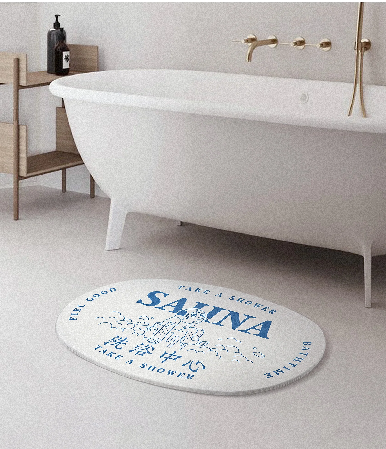 

Коврик для ванной комнаты, теплый, нескользящий, DH50DD