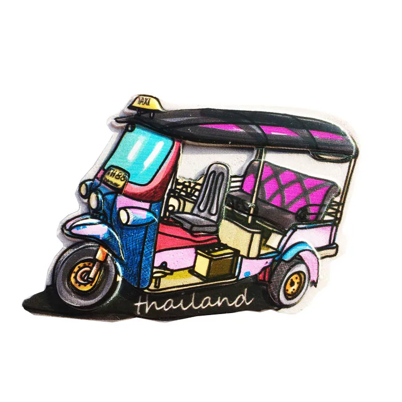 Тайланд наклейка на холодильник 3d стерео Бангкок Пхукет нефрит Будда храм