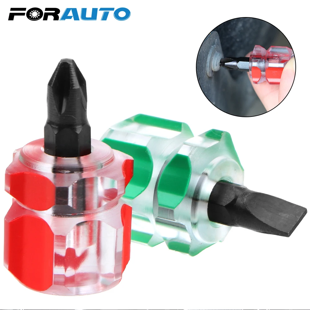 FORAUTO шлицевая отвертка короткая маленькая разделенная Автомобильная ремонтные