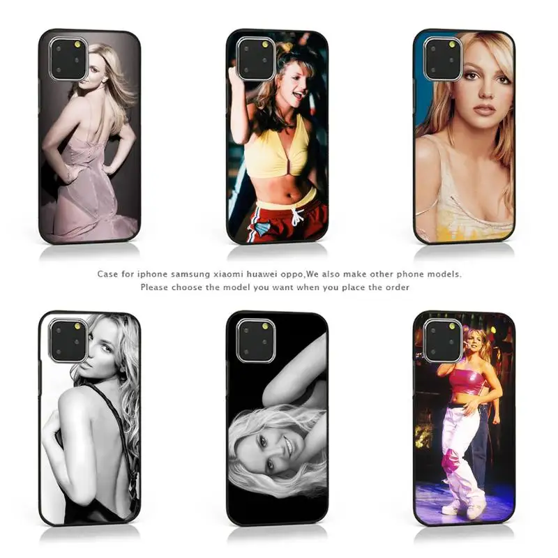 

Britney spears sexy Phone Case for iPhone Samsung Xiaomi note A 6 7 8 9 11 12 20 Pro X XS Max XR Plus cover funda shell