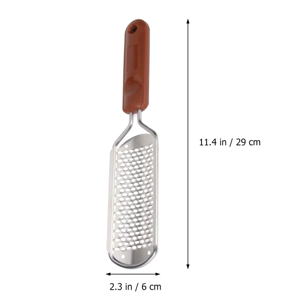

Stainless Steel Callus Remover Double-Sided Exfoliating Scrub Remover for Man Woman Male (Random Color)