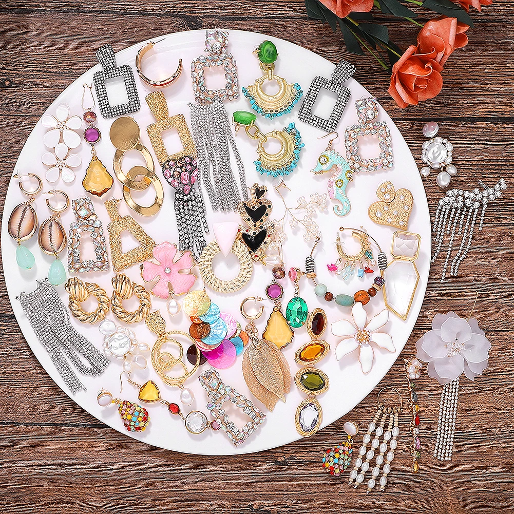 Женские серьги в виде цветка ZA эффектные Разноцветные серьги-подвески стиле бохо