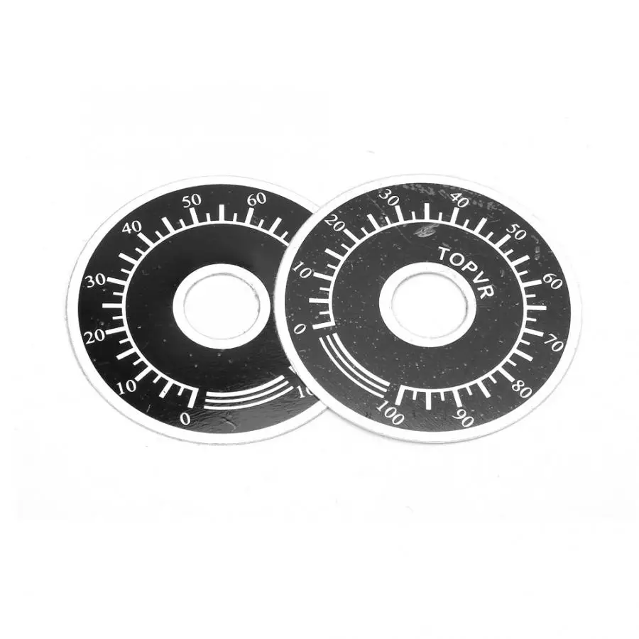 10 шт. ручки для управления потенциометром и шкалой 0 100|Крышки переключателей| |