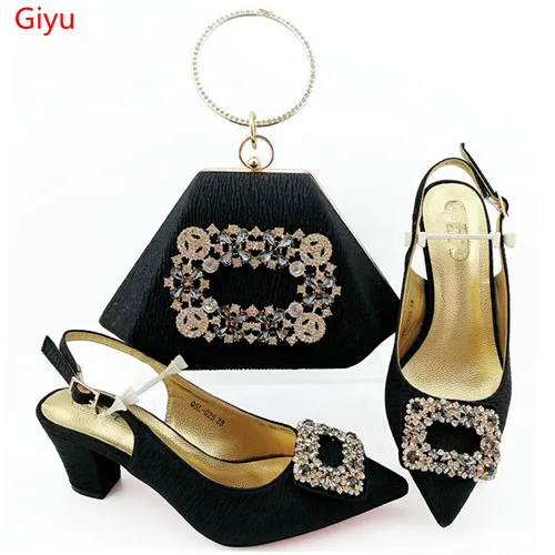 

doershow Italian Matching Shoe and Bag Set blue Italian Shoes with Matching Bags High Quality Wedding Shoes and Bag ! HIA1-32