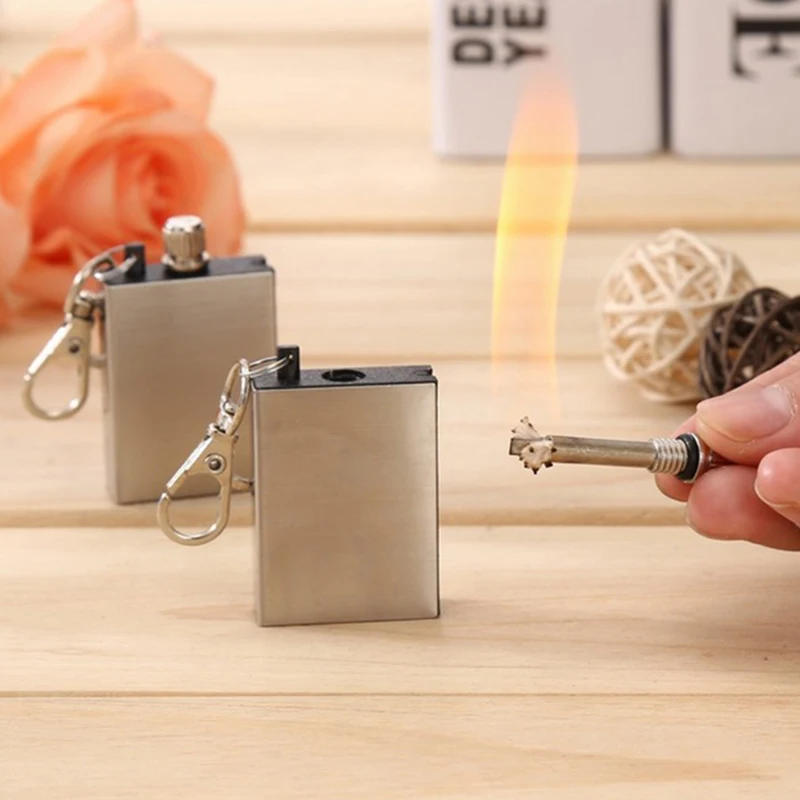 Керосиновая Зажигалка Free Fire зажигалка Flint Starter в тысячи раз брелок-зажигалка для
