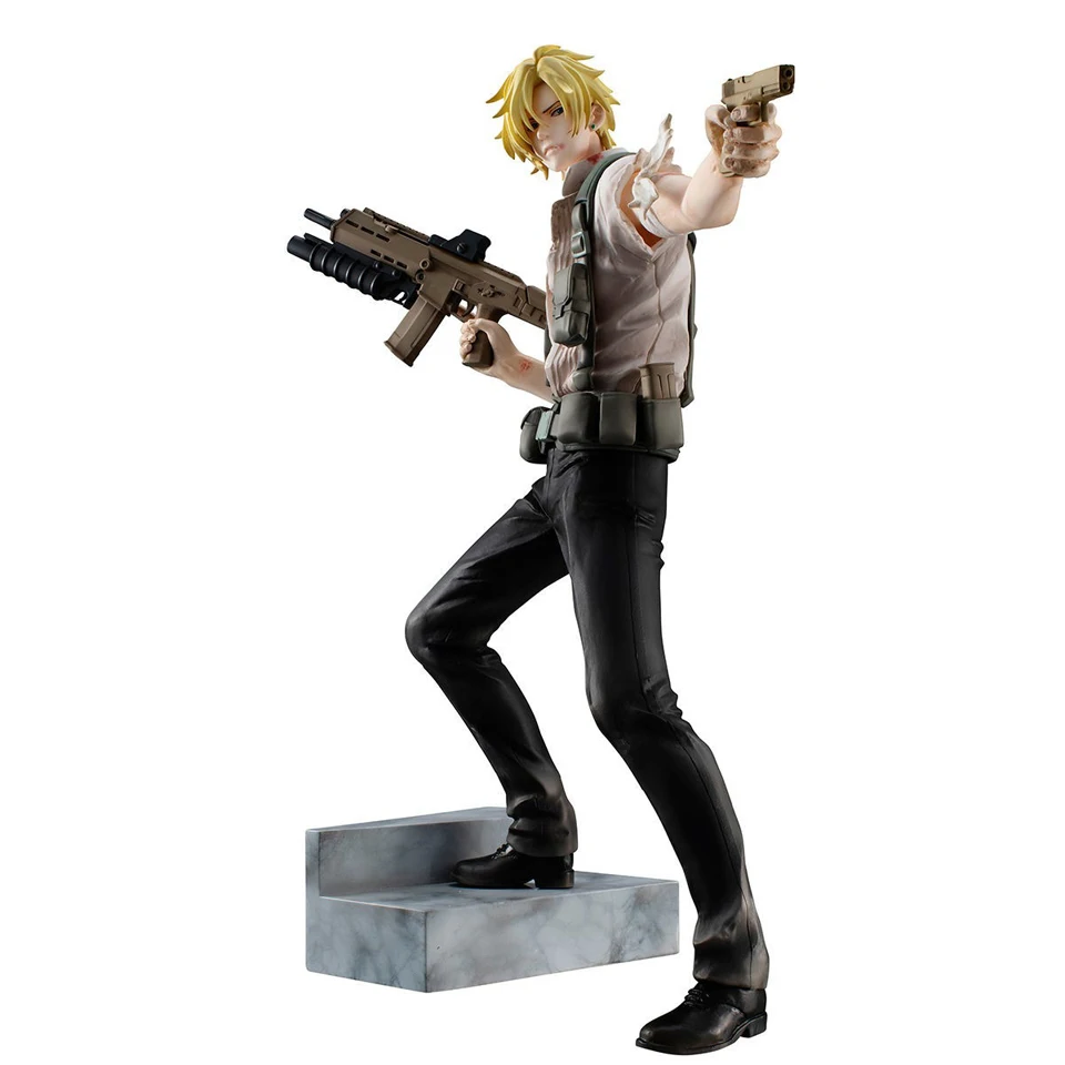 Ash Lynx Tronzo Bandai Megahouse G.E.M. Remix Banana Fish Ash Lynx Aslan Jade Callenreese ПВХ фигурка модель игрушки куклы - Цвет: Ash Lynx