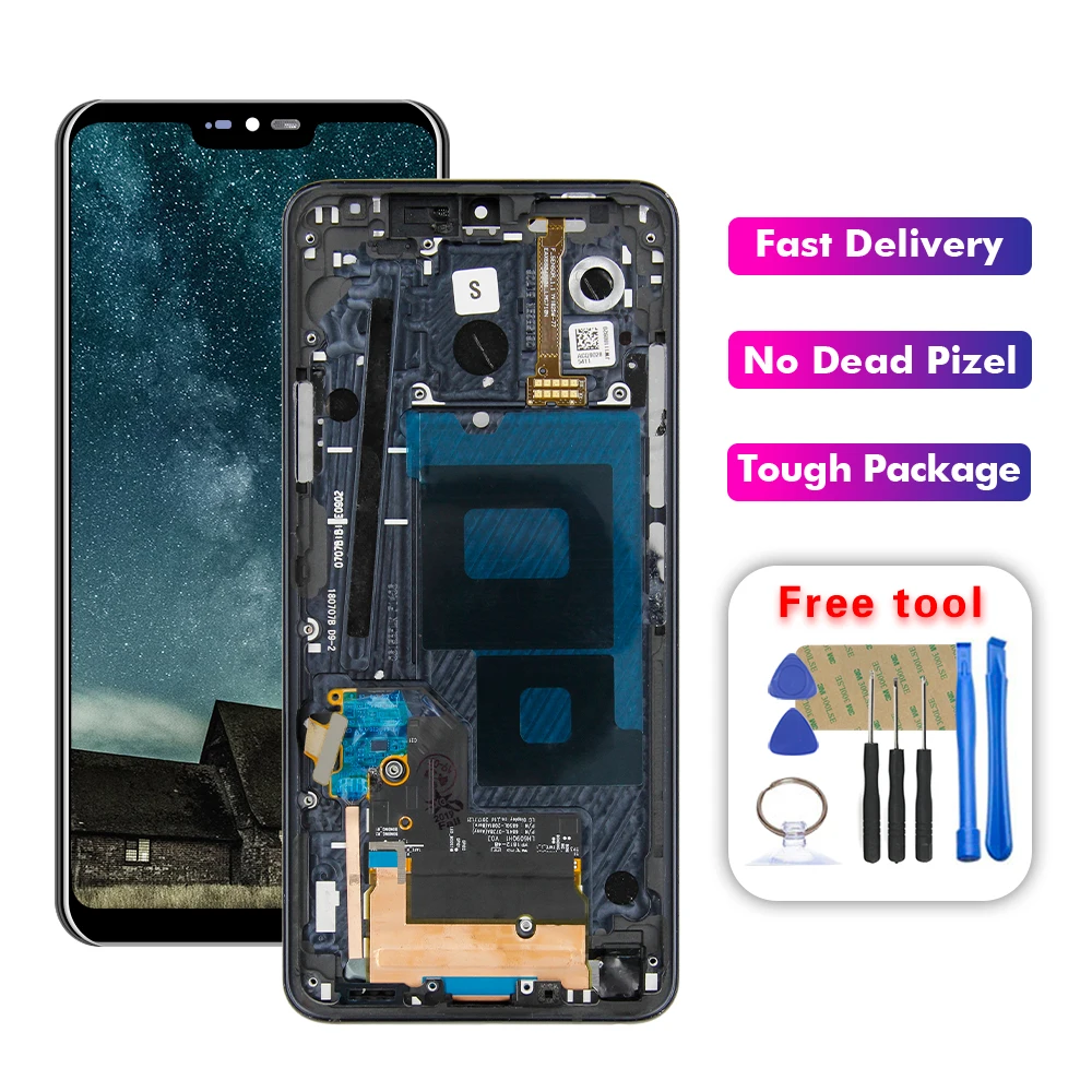 ЖК-дисплей 6 1 ''для LG G7 thinQ LCD G710 G710EM G710PM G710VMP сенсорный экран в сборе дигитайзер
