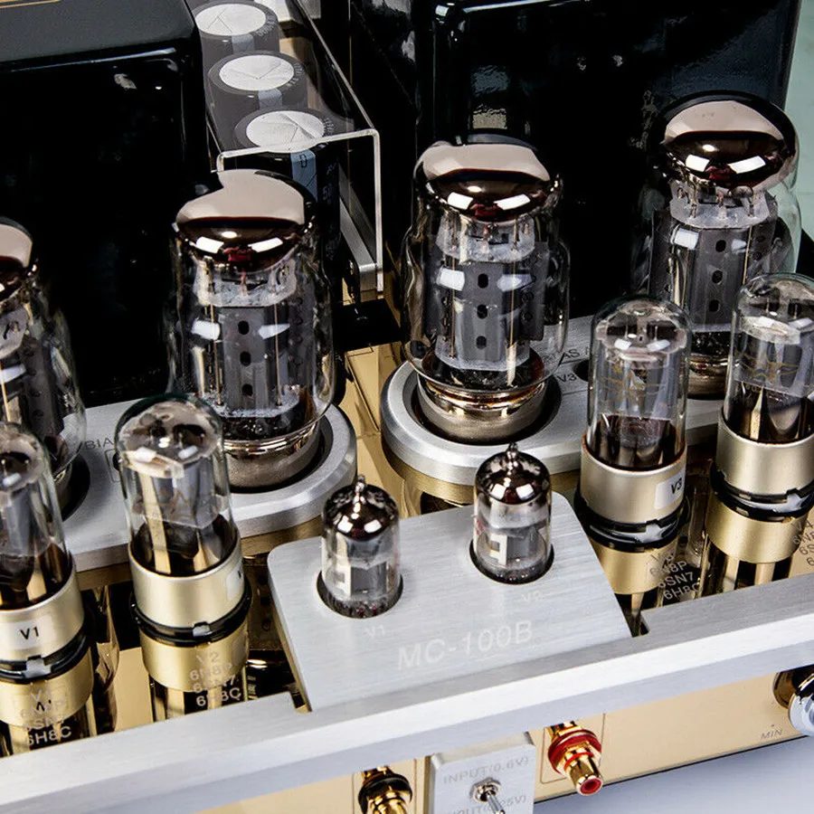 YAQIN Agent MC 100B Pure Back End Post Vacuum Tube KT88 6N8P 12AX7B встроенный усилитель MC100B Push Pull HiFi|yaqin mc-100b