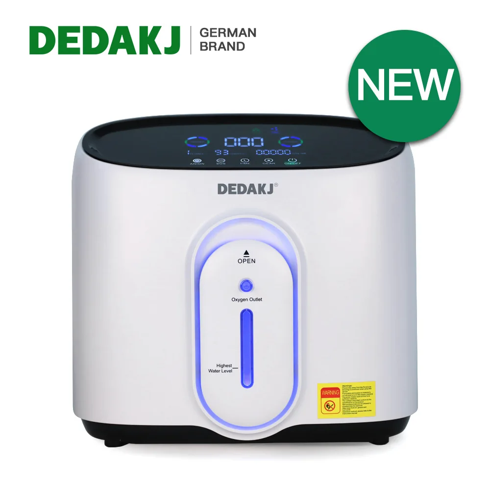 

DEDAKJ 1L-8L Oxygen Concentrator Oxygenerator Oxygen Inhaler Elderly Oxygen Making Machine English version 110v/220v DE-Q1W Hot