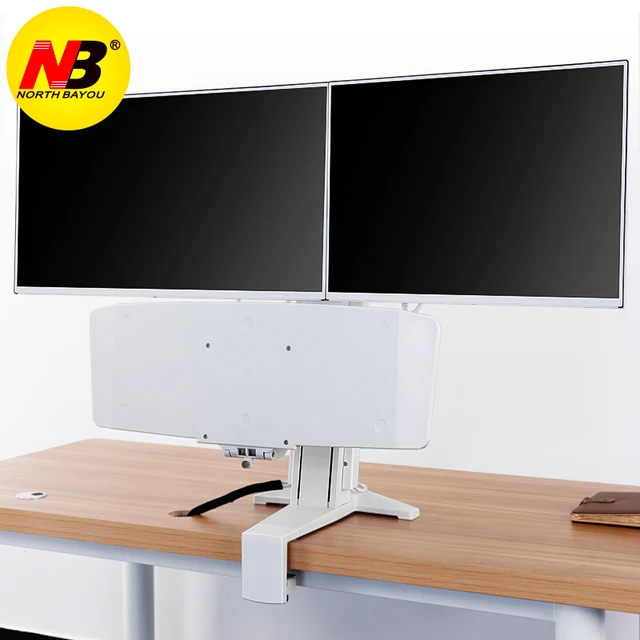 Nb St35-2a Desktop Clamped Ergonomic 19-27 Inch Dual Monitor