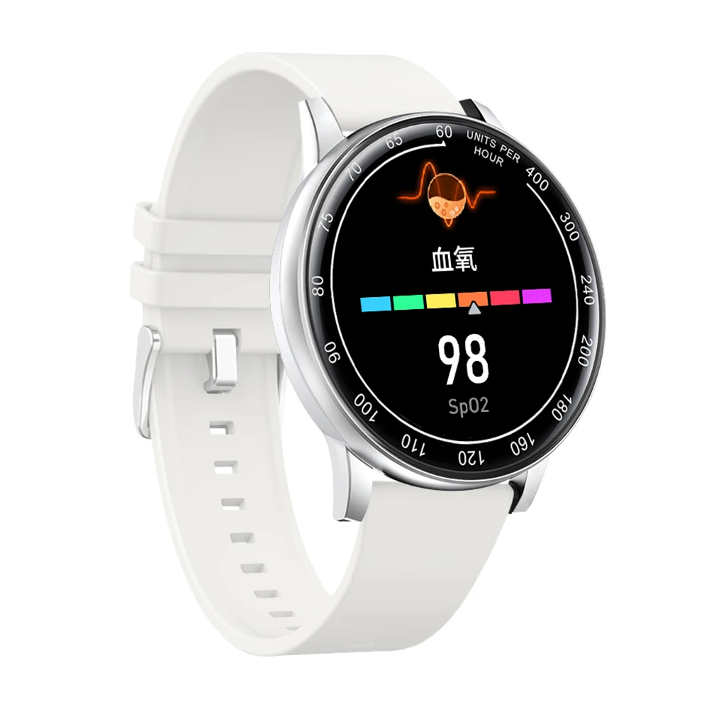 

1.28in Full Touch Screen Sport Smart Watch Heart Rate Blood Pressure Fitness Tracker Waterproof Smartwatch For Android IOS