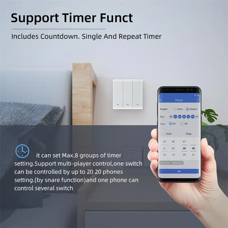 Кнопка Беспроводной переключатель светильник РЧ пульт дистанционного