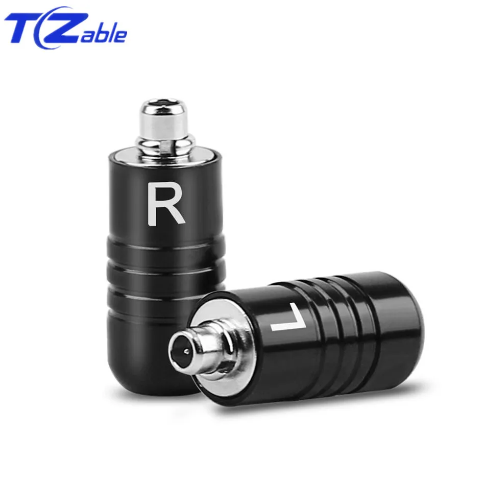 1 пара штыревых разъемов для наушников с родиевым покрытием MMCX SE846 SE535 SE215 разъем