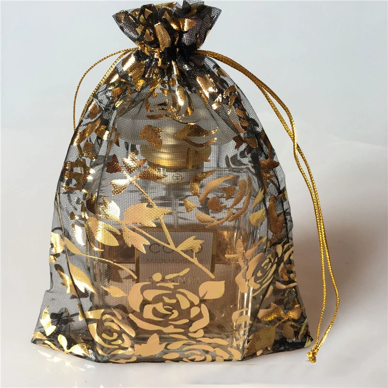 1 шт. прозрачная сетчатая сумочка для ювелирных изделий из органзы|Подарочные