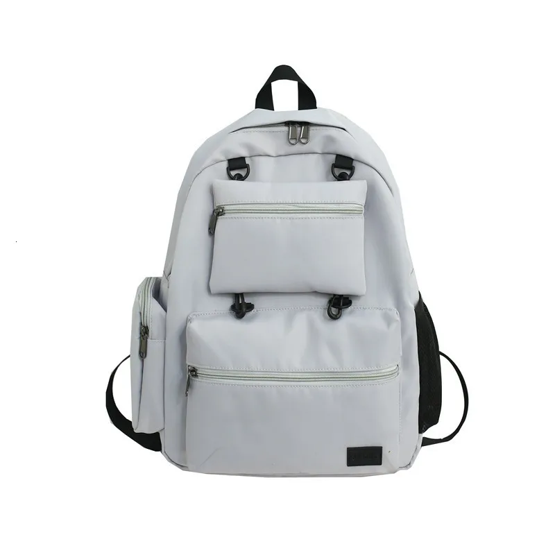 

Female Buckle School Bags For Teenage Girls 2020 Nylon Travel Large Backpack Women Mochilas Sac A Dos Ladies Laptop Men Bag Pack