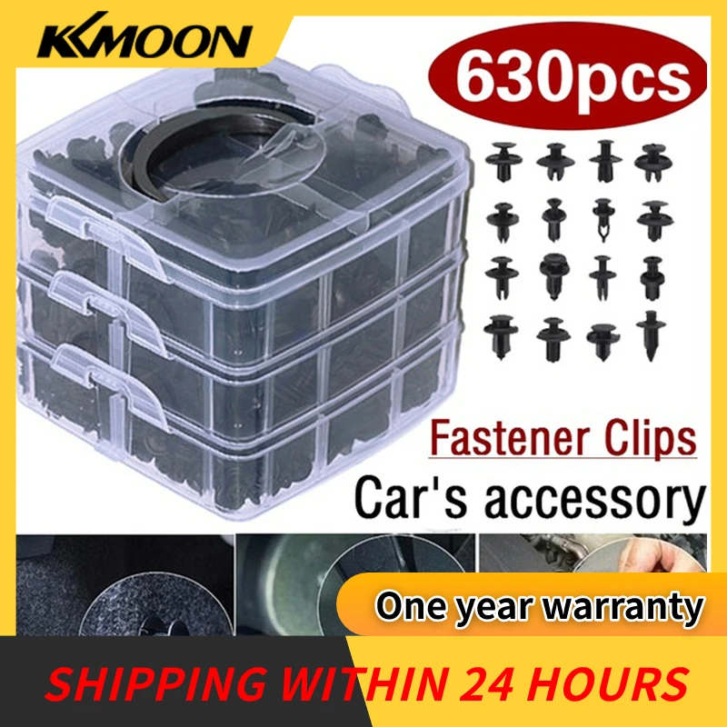 KKMOON 630 шт./компл. смешанные Авто крепления в транспортном средстве на кузов