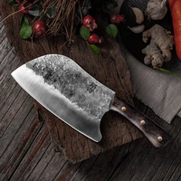traditional chun handcrafted forged kitchen knife hammer stainless steel chef chopper wooden kitchen knives meat cutter butche
