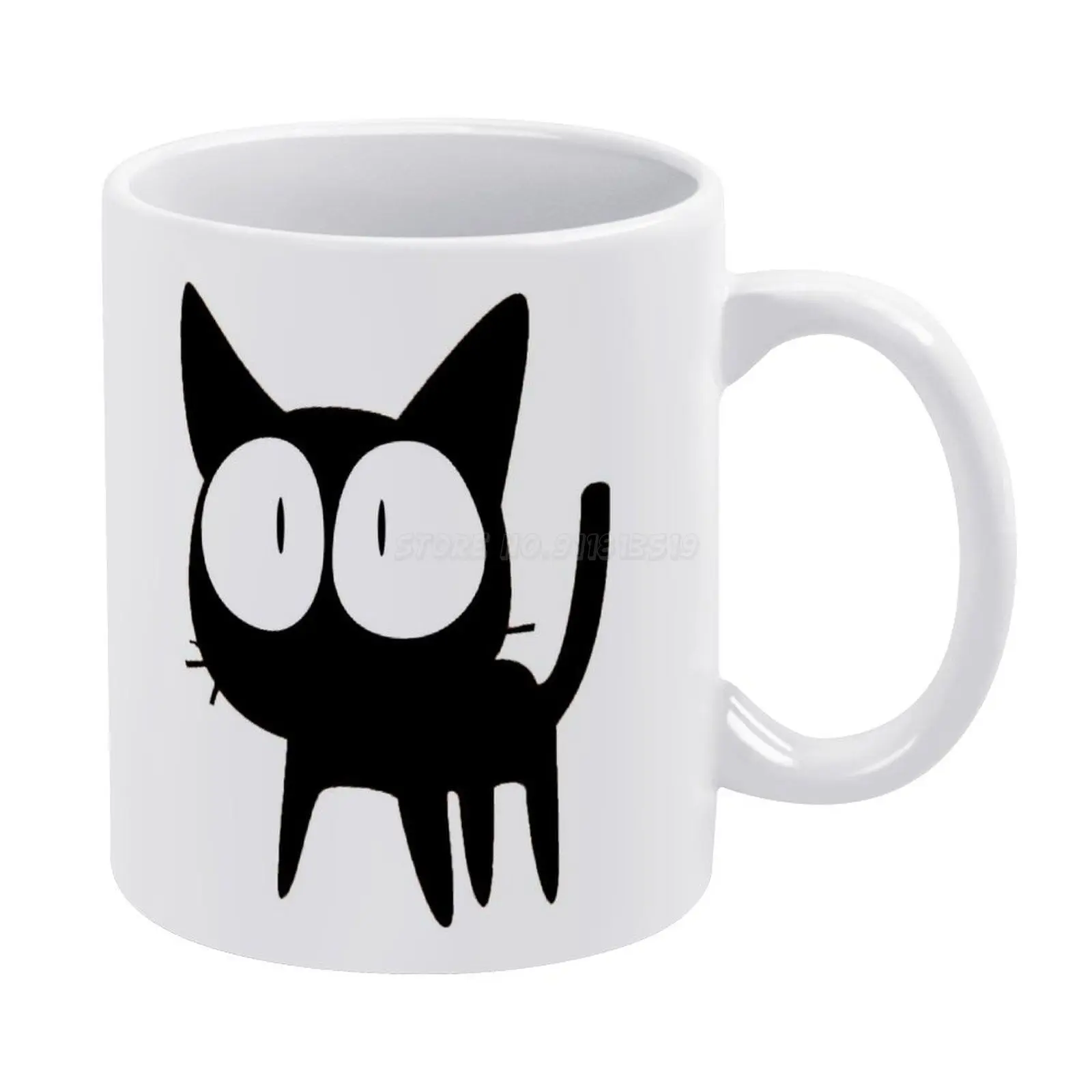 Фуркли Кошачья Белая Кружка Кофейные кружки Девушка Подарок Чай Молочная чашка Фуркл Проклятие Фури Кури Аниме Манга Мамими Наото Харуко Япония он.