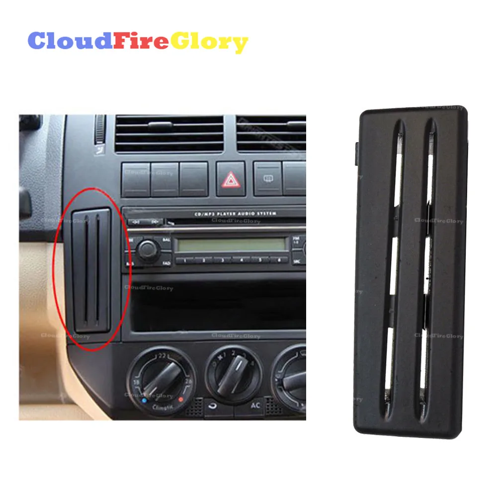 Черный карман для карт VolksWagen Polo 9N 2005 2006 2007 2008 2009 LHD Центральный монет ящик хранения