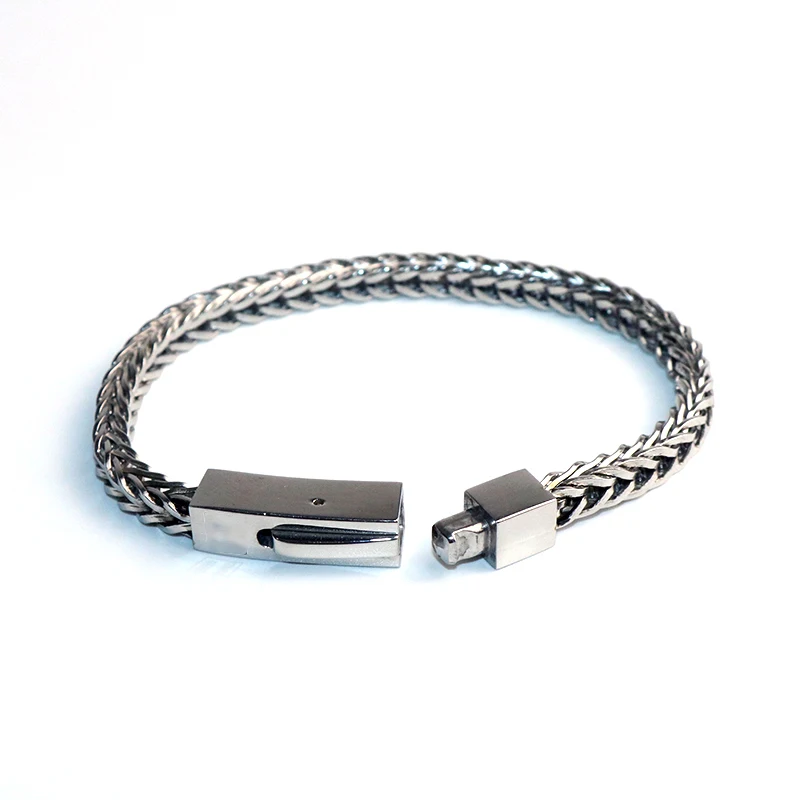 Женский Байкерский велосипед мотоцикл 316L цепь из нержавеющей стали браслет