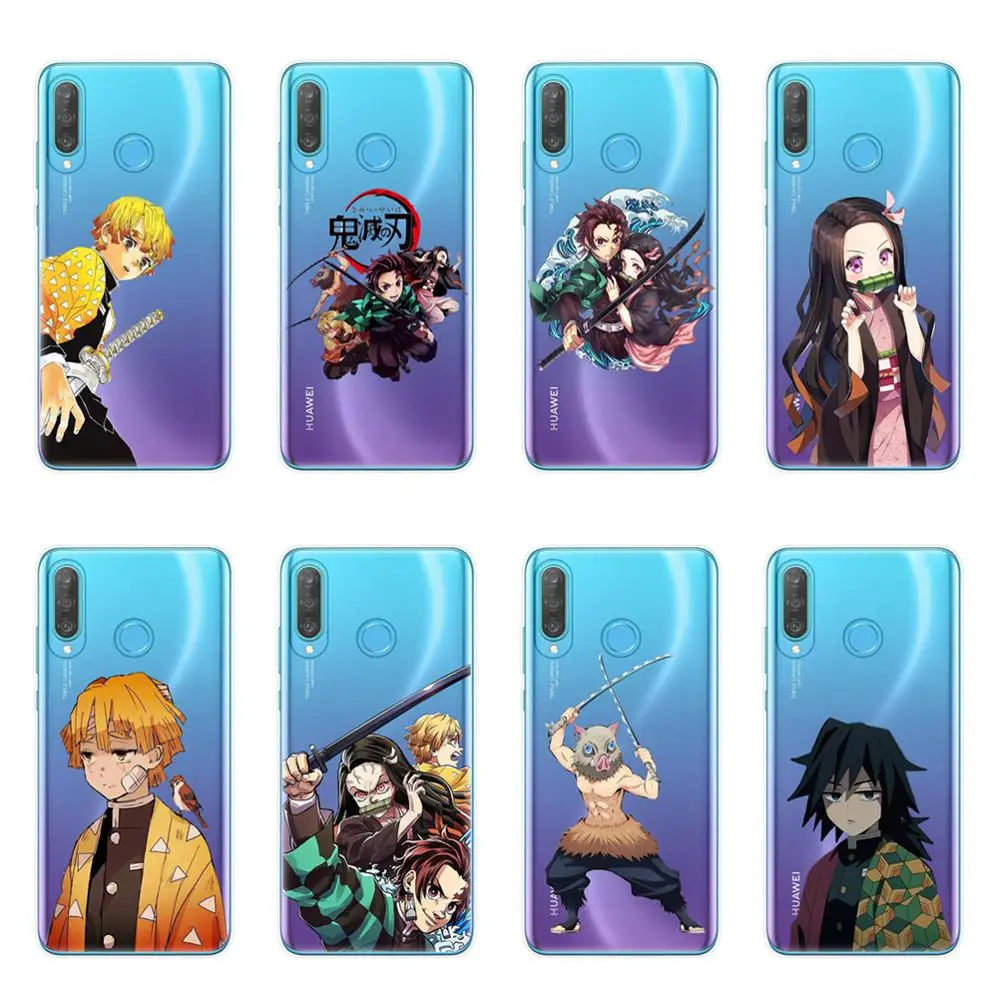 Kamado Nezuko Kimetsu no Yaiba Demon Slayer чехол для телефона Coque Huawei P30 P20 Lite Pro P10 P9 P8 2017 Fundas|Бамперы| |