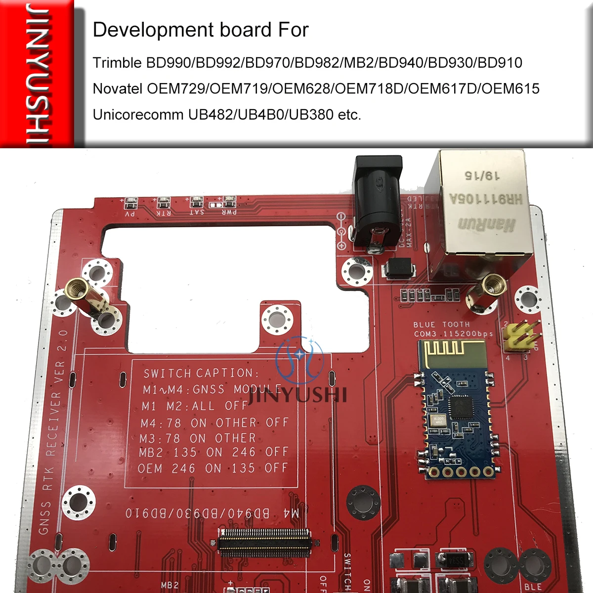 Макетная плата/EVB/EVK/Базовая плата с bluetooth для gps RTK GNSS Trimble BD990 BD992 BD970 BD982 MB2 BD940 BD930