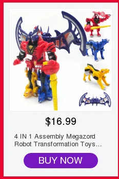 Деформационные игрушки 5 в 1 динозавр Рейнджерс Megazord сборка робот фигурки дети подарки на день рождения собранные динозавры