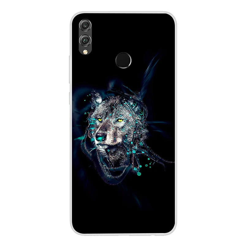 Honor8x Cases For Honor 8S 8X Silicone Cover Clear TPU Pattern Cute Sakuta Daisy Flower Soft Bumper Fundas Honor8s 8 x x8 | Мобильные