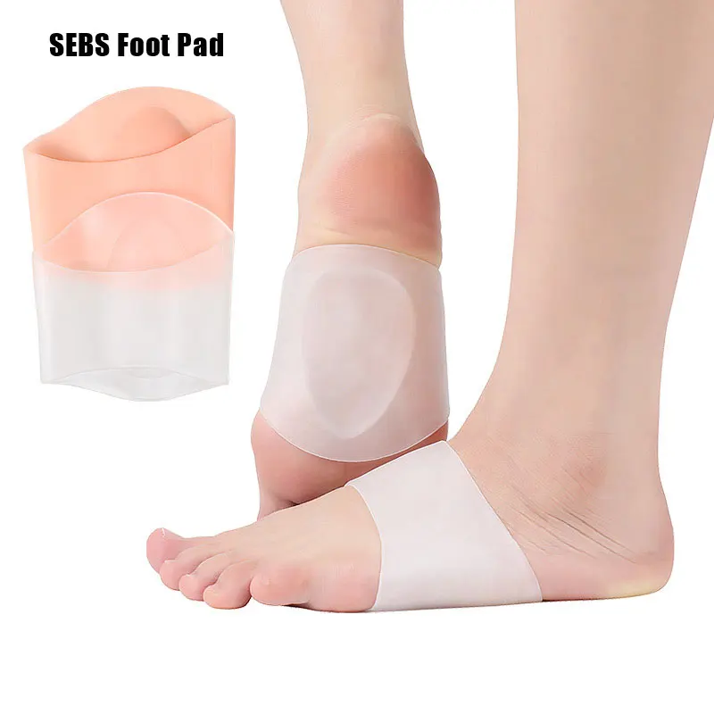 

Silicone Gel Arch Support Soft Insoles Pad Foot Pain Relief Plantar Fasciitis Ergonomic Massage Flat Feet Orthotic Bandage