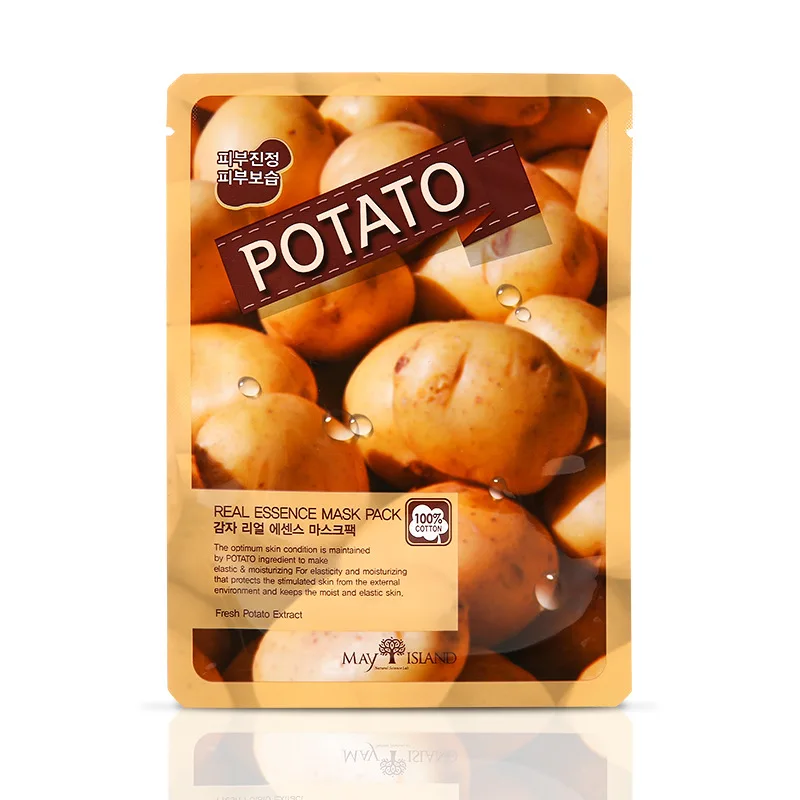 1-Potato 15 цветов, маска для лица I'm REAL Tony moly, увлажняющая, против старения, сужает поры, Корейская листовая маска для лица, косметика - Цвет: 1-Potato