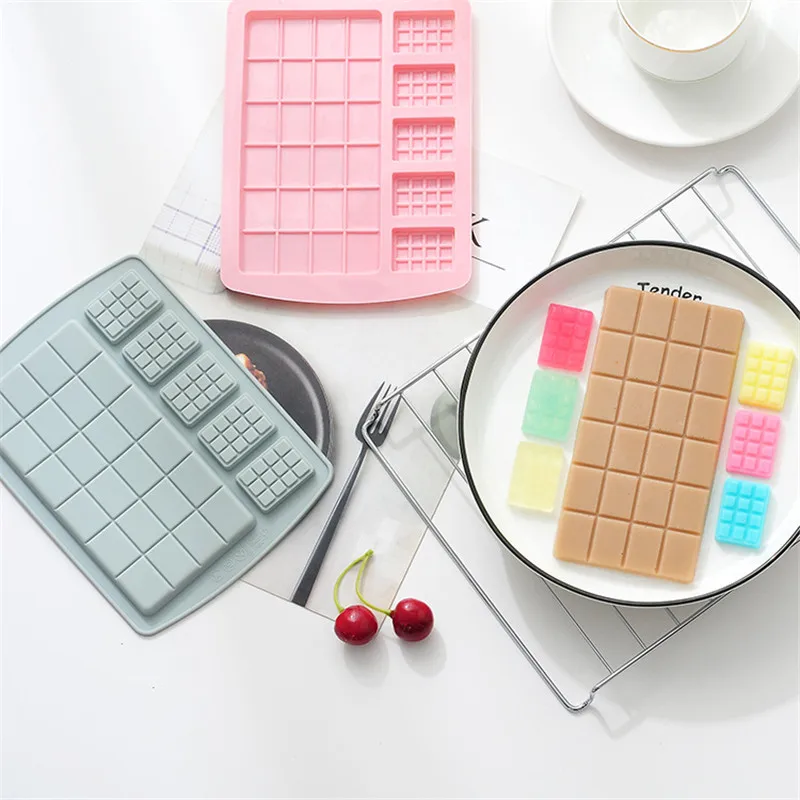

Силиконовая форма для шоколада и вафель двух размеров, форма для торта, форма для льда и решетки, форма для выпечки «сделай сам», кухонные пр...
