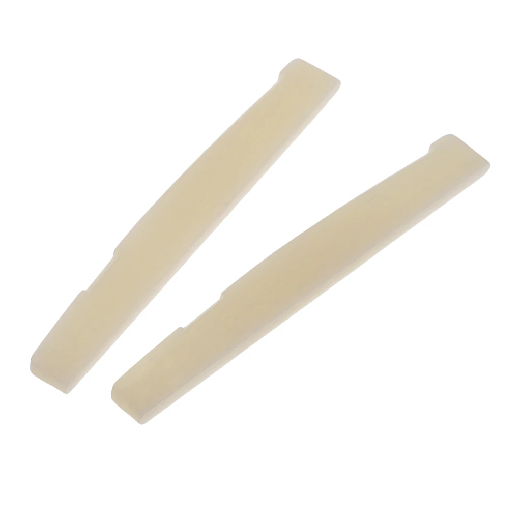 

Set / 5pcs Cattle Bone Acoustic Guitar Bridge Nut Classical Guitar Replacement