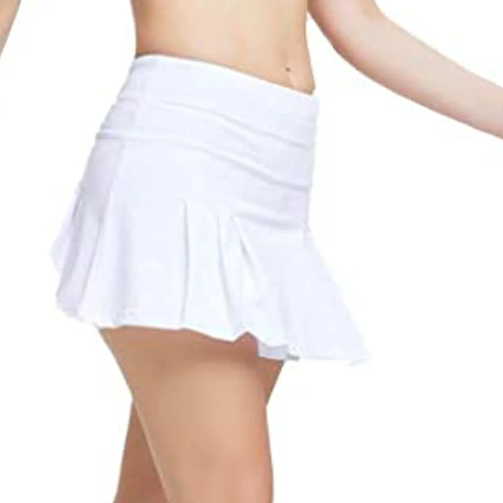 Женская плиссированная мини юбка розовая белая черная Милая Летняя в стиле