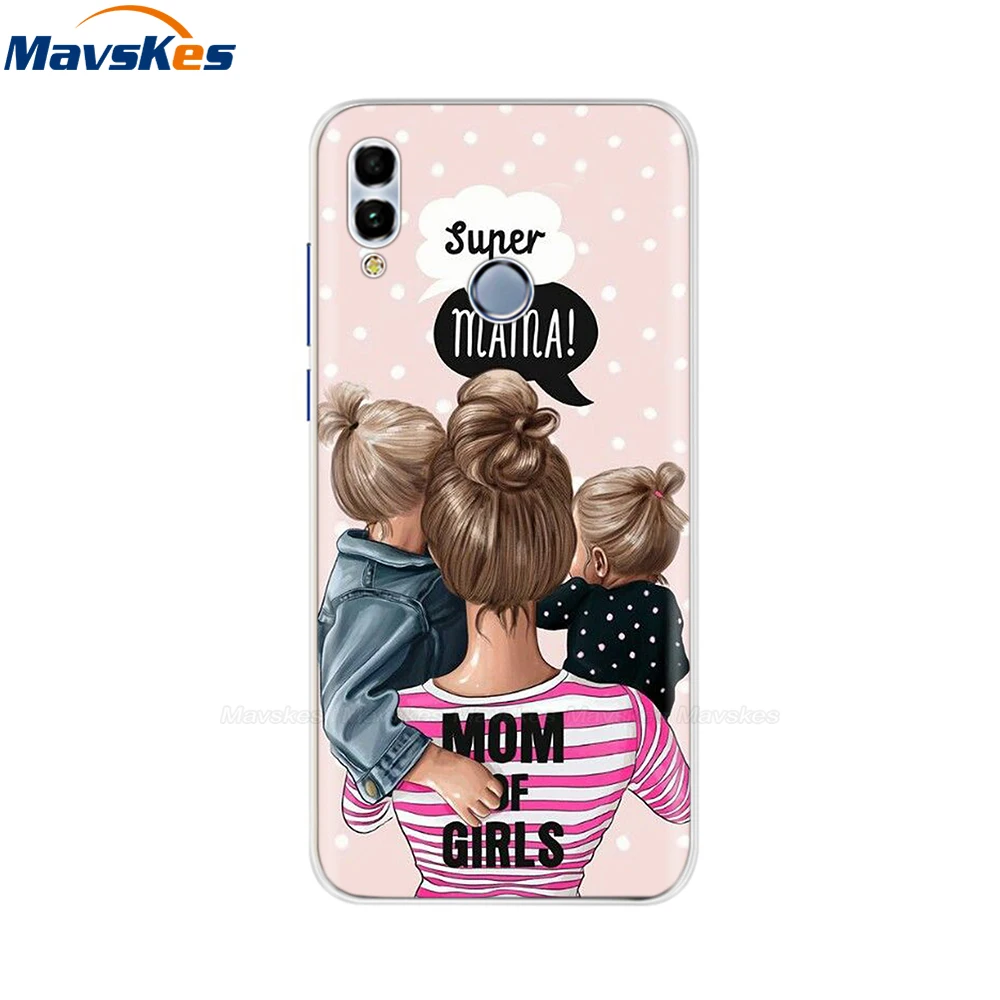 57 Huawei Honor 10 Lite чехол мягкий силиконовый милый ТПУ задняя крышка для Fundas huawei P Smart /Honor 10 удобный телефонный футляр сумки - Цвет: 57