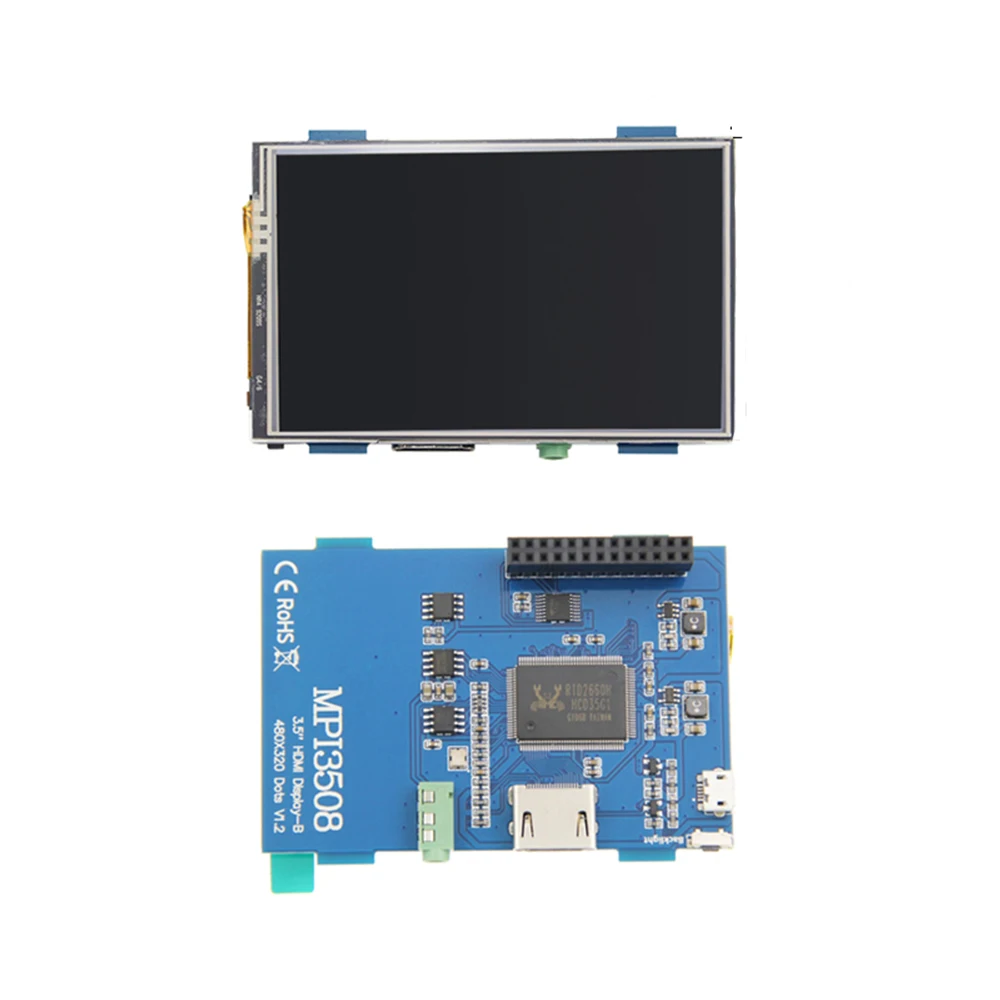 4 дюймовый 3 5 сенсорный экран Raspberry Pi4 800x480 IPS с регулируемой подсветкой ЖК дисплей